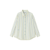 Women's Loose-Fit Oversized Striped Shirt